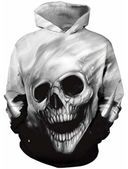 Chaos World Boys' Hoodie Realistic 3D Print Graphic Hooded Sweatshirts Galaxy Animal Pattern