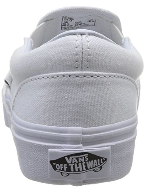 Vans Boys' Classic Slip-On (Tod/YTH) - True White - 13 Youth