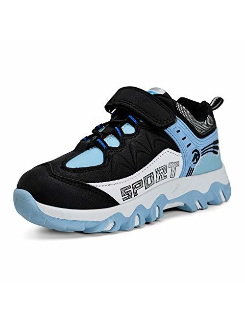 MARSVOVO Boys Girls Hiking Shoes Waterproof Kids Winter Boots Anti-Slip Outdoor Running Shoes