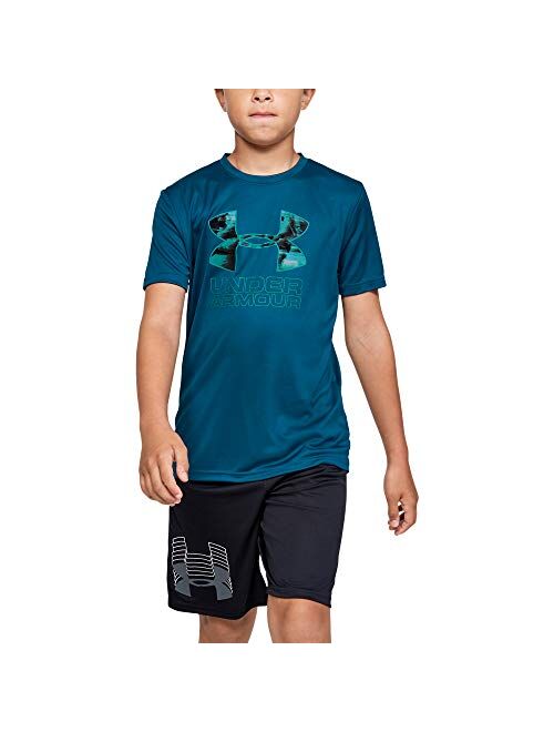 Under Armour Boys' Print Fill Logo T-Shirt