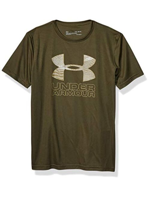 Under Armour Boys' Print Fill Logo T-Shirt