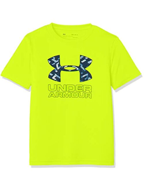 Under Armour Boys' Print Fill Logo T-Shirt