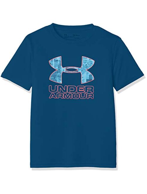 Under Armour Boys' Print Fill Logo T-Shirt