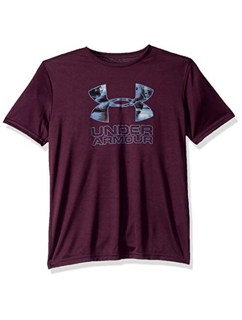 Under Armour Boys' Print Fill Logo T-Shirt