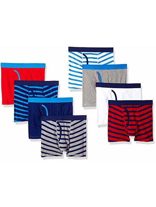 Amazon Essentials Boys' 8-Pack Boxer Brief