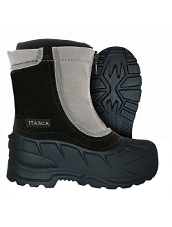 Itasca Kids Youth Snow Stomper Leather/Nylon Winter Boot