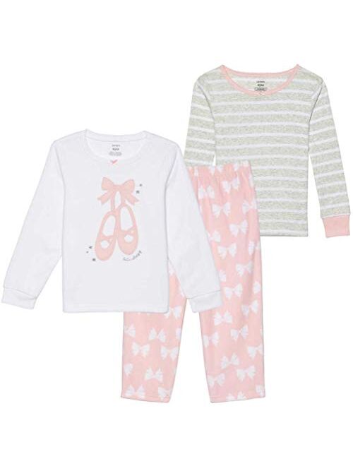 Carter's Girls' 2-Piece Fleece Pajamas Top and Pants Set