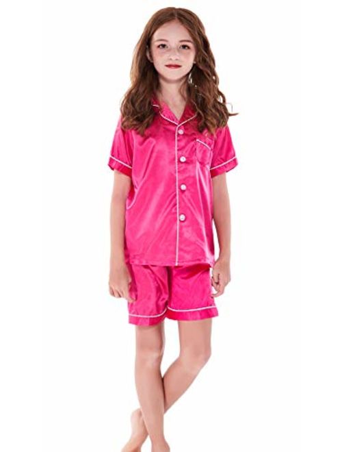 Horcute Pajamas Little Kid Sleepwears Set Pjs Clothes Short Sleeve