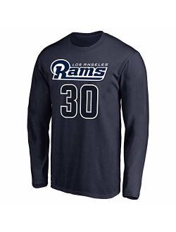 NFL Youth Team Color Mainliner Player Name and Number Long Sleeve Jersey T-Shirt