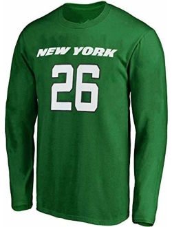 NFL Youth Team Color Mainliner Player Name and Number Long Sleeve Jersey T-Shirt