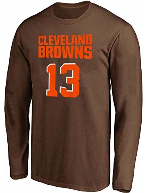 NFL Youth Team Color Mainliner Player Name and Number Long Sleeve Jersey T-Shirt