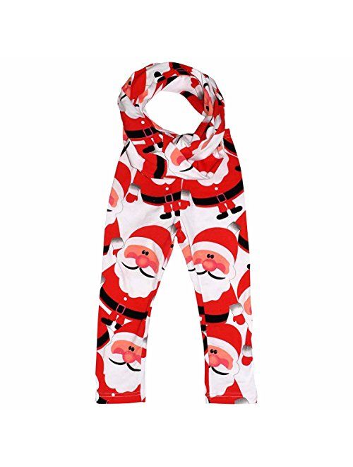 Unique Baby Girls 3 Piece Christmas Santa Claus Legging Set Red