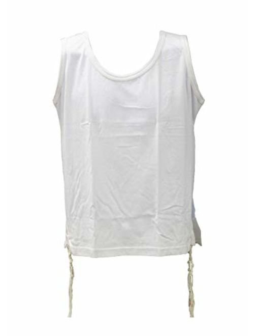 Zion Judaica 100% Cotton Comfortable Quality T-Shirt Tzitzis Garment Certified Kosher Imported from Israel