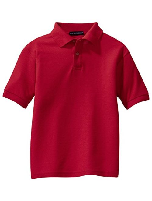 Port Authority Youth Silk Touch Polo