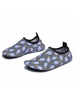 Lewhosy Kids Boys and Girls Swim Water Shoes Quick Drying Barefoot Aqua Socks Shoes for Beach Pool Surfing Yoga