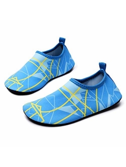 Lewhosy Kids Boys and Girls Swim Water Shoes Quick Drying Barefoot Aqua Socks Shoes for Beach Pool Surfing Yoga