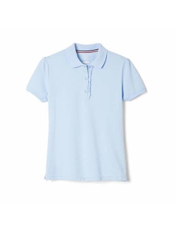 Girls' Short Sleeve Ruffle Polo