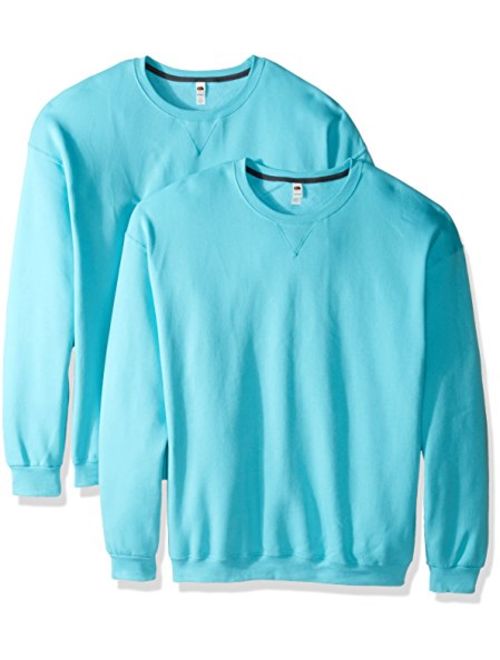 Fruit of the Loom Men's Crew Sweatshirt (2 Pack)