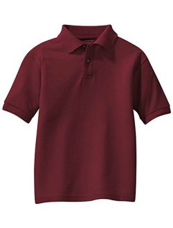 Joe's USA - Youth Polos - School Uniform Shirts in 14 Colors Sizes Youth XS-XL