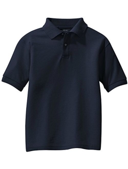 Joe's USA - Youth Polos - School Uniform Shirts in 14 Colors Sizes Youth XS-XL