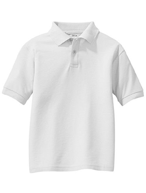 Joe's USA - Youth Polos - School Uniform Shirts in 14 Colors Sizes Youth XS-XL