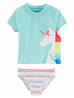 Girls' Rashguard Swim Set