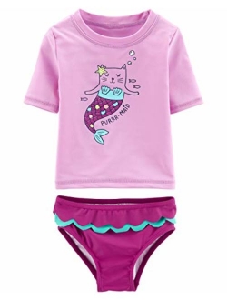 Girls' Rashguard Swim Set