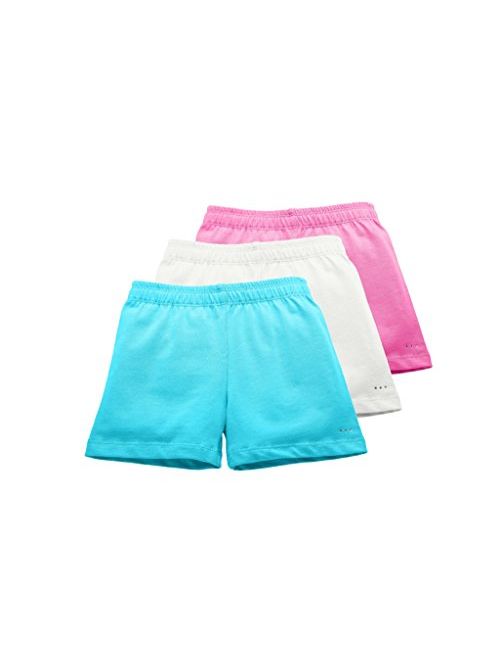 Sparkle Farms Big Girls Under Dress Short for Dance, Bikes, Playground Cartwheels and Modesty, 3-Pack