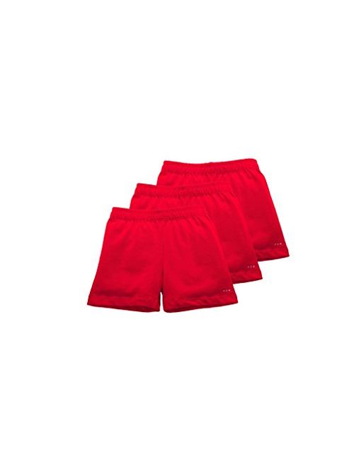 Sparkle Farms Big Girls Under Dress Short for Dance, Bikes, Playground Cartwheels and Modesty, 3-Pack