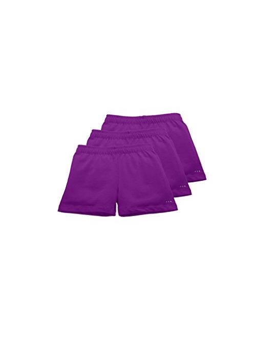 Sparkle Farms Big Girls Under Dress Short for Dance, Bikes, Playground Cartwheels and Modesty, 3-Pack