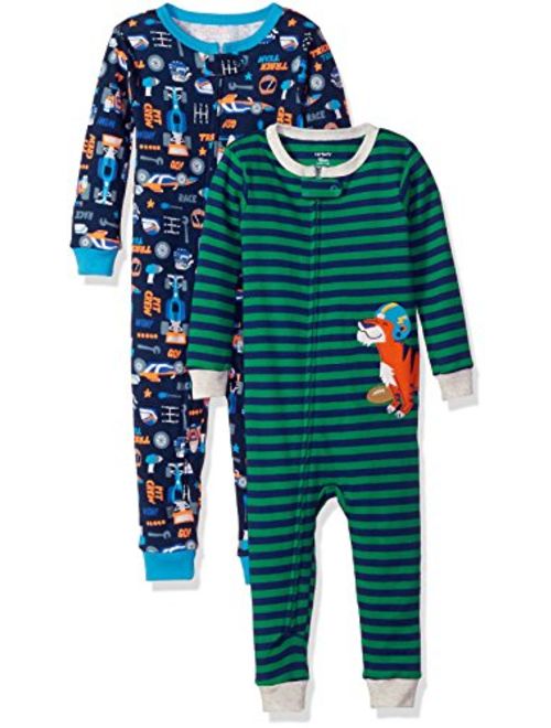 Carter's Boys' 2-Pack Cotton Footless Pajamas