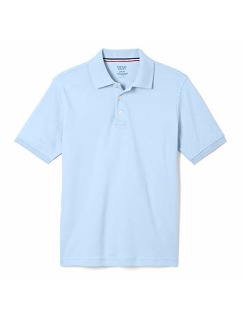 French Toast Boys' Short Sleeve Interlock Polo