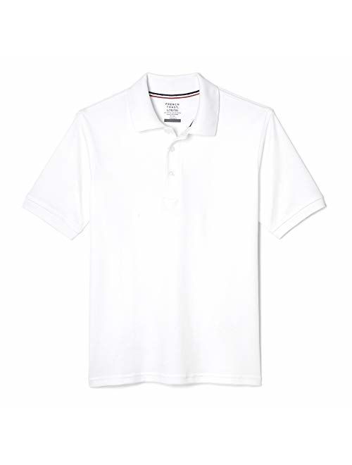 French Toast Boys' Short Sleeve Interlock Polo