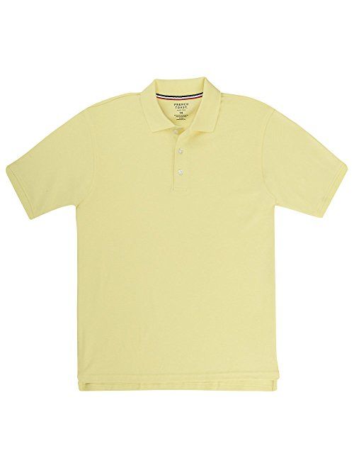 French Toast Boys' Short Sleeve Interlock Polo