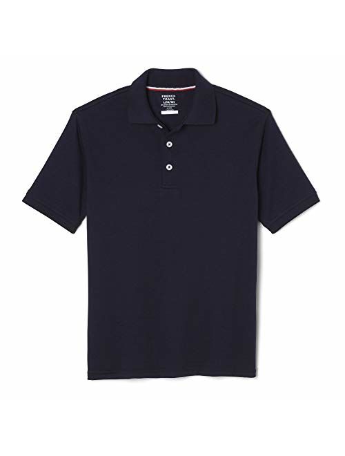 French Toast Boys' Short Sleeve Interlock Polo