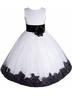 AMJ Dresses Inc Big/Little Girls Flower Girl Communion Pageant Wedding Easter Dress