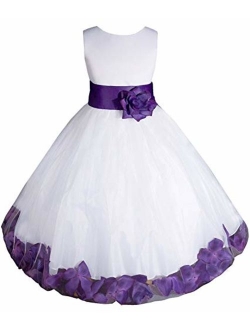 AMJ Dresses Inc Big/Little Girls Flower Girl Communion Pageant Wedding Easter Dress