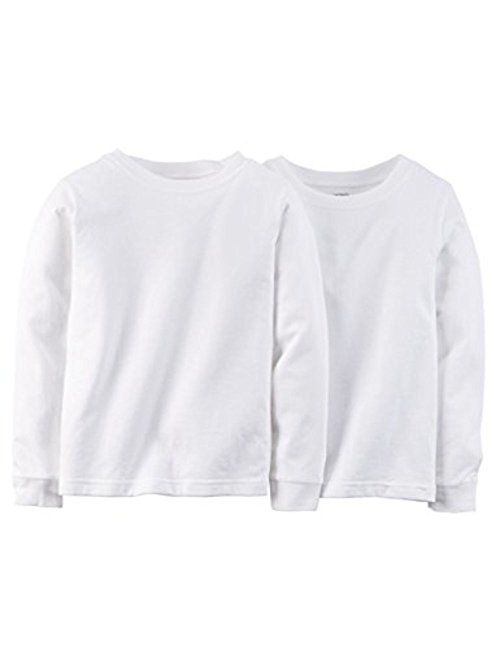 Carter's Boy`s Long Sleeve 2-Pack Cotton Undershirts