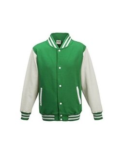 AWDis Hoods Boys' Varsity Letterman Jacket