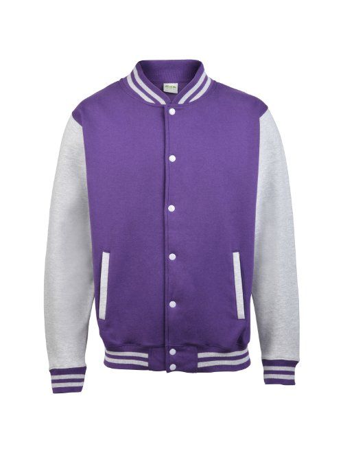 AWDis Hoods Boys' Varsity Letterman Jacket