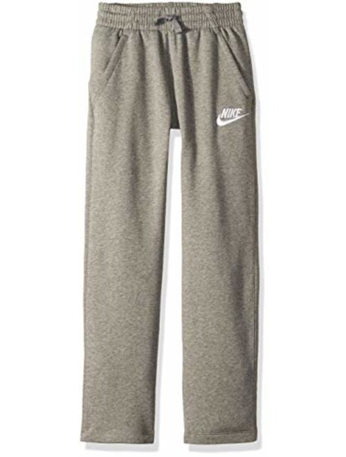 NIKE Sportswear Boys' Club Fleece Open Hem Pants