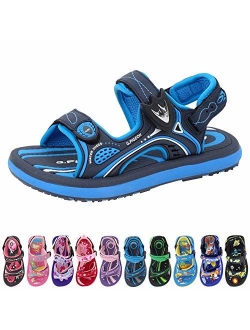 Kids Classic Easy SNAP Lock Sandals & Slides with Adjustable Straps