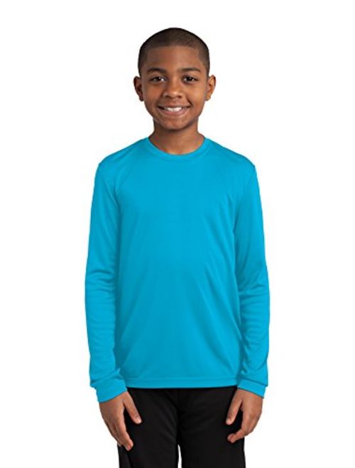 Sport-Tek Boys' Long Sleeve PosiCharge Competitor Tee