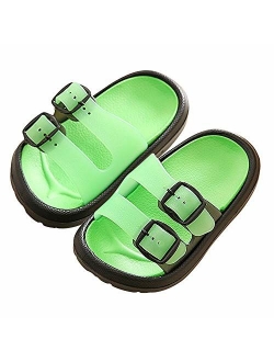 Toddler Little Kids Summer Sandals Non-Slip Boy Girl Slide Lightweight Beach Water Shoes Shower Pool Slippers