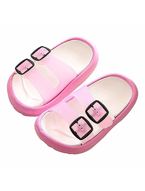 Toddler Little Kids Summer Sandals Non-Slip Boy Girl Slide Lightweight Beach Water Shoes Shower Pool Slippers