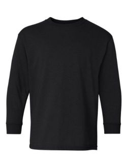 Boys Heavy Cotton Long Sleeve T-Shirt