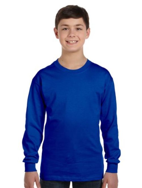 Gildan Boys Heavy Cotton Long Sleeve T-Shirt