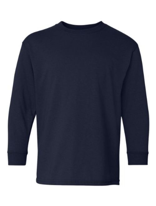 Gildan Boys Heavy Cotton Long Sleeve T-Shirt