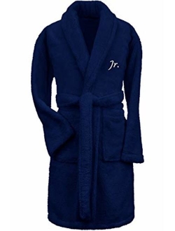 Turkuoise Boys Ultra Soft Plush Bathrobe Made in Turkey