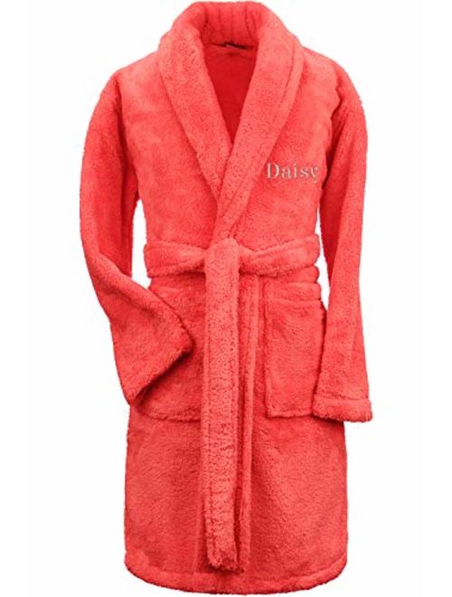 Turkuoise Boys Ultra Soft Plush Bathrobe Made in Turkey